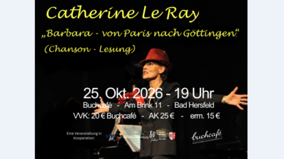 Chansonabend mit Catherine LeRay - Barbara